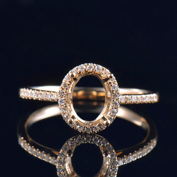 Paprastas vientisas auksinis jos žiedo žiedas - 4 