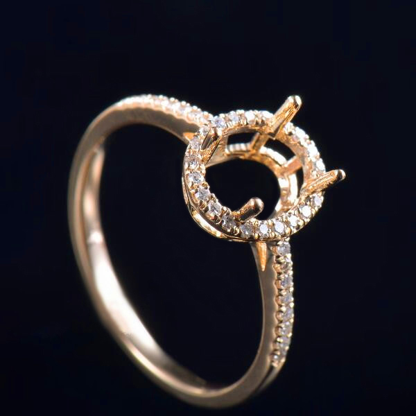 Paprastas vientisas auksinis jos žiedo žiedas - 5 