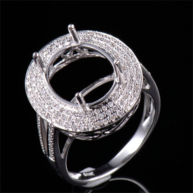 Sparkling Engagement Ring Semi Mount
