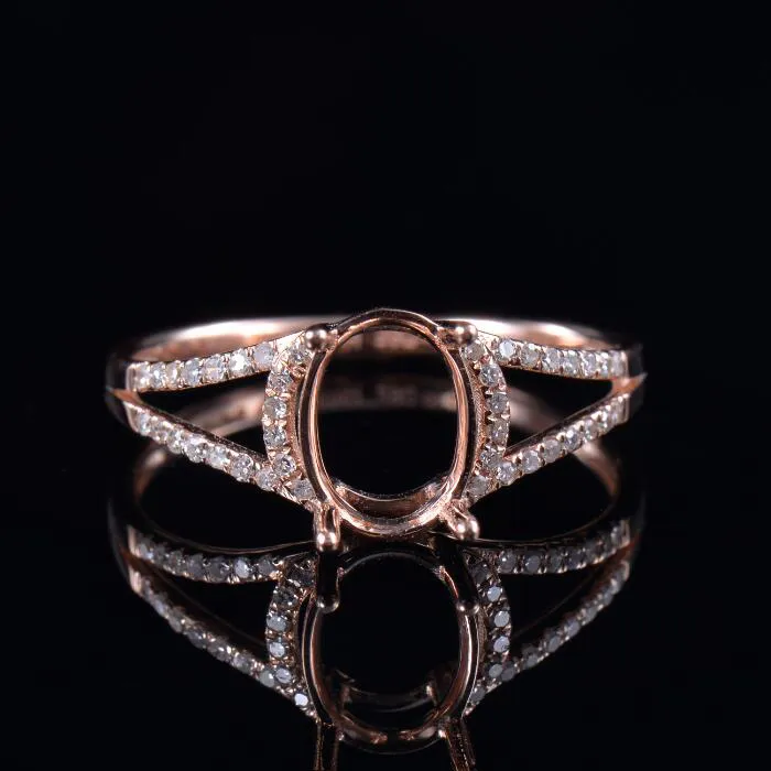 Split Shank Engagement Ring Setting