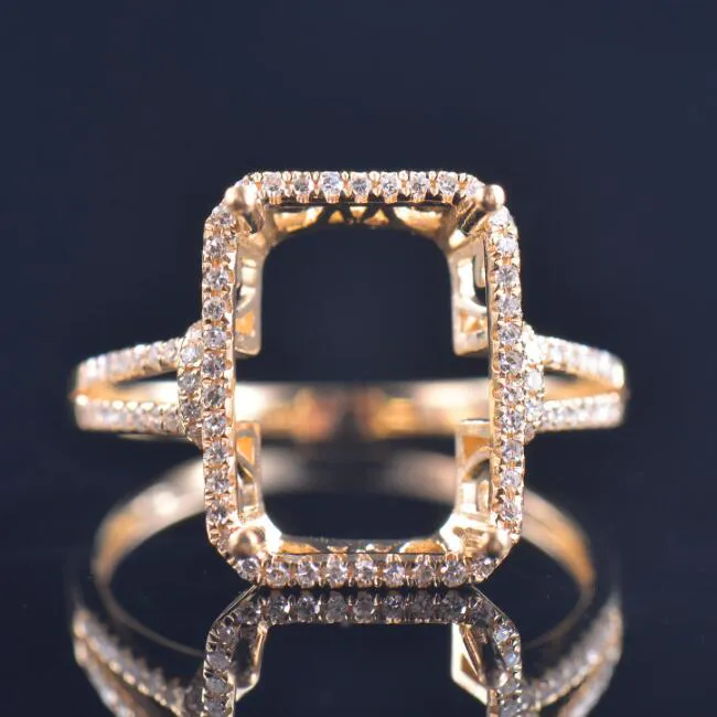 Stunning Split Shank Ring Mounting