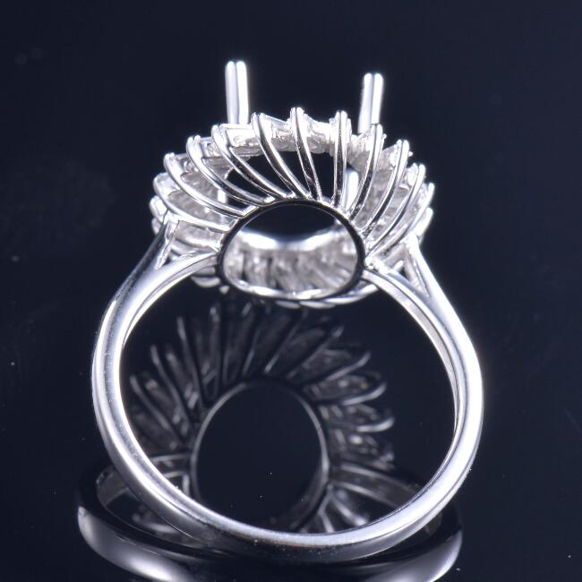 Stylish Baguette Diamond Ring Setting - 3