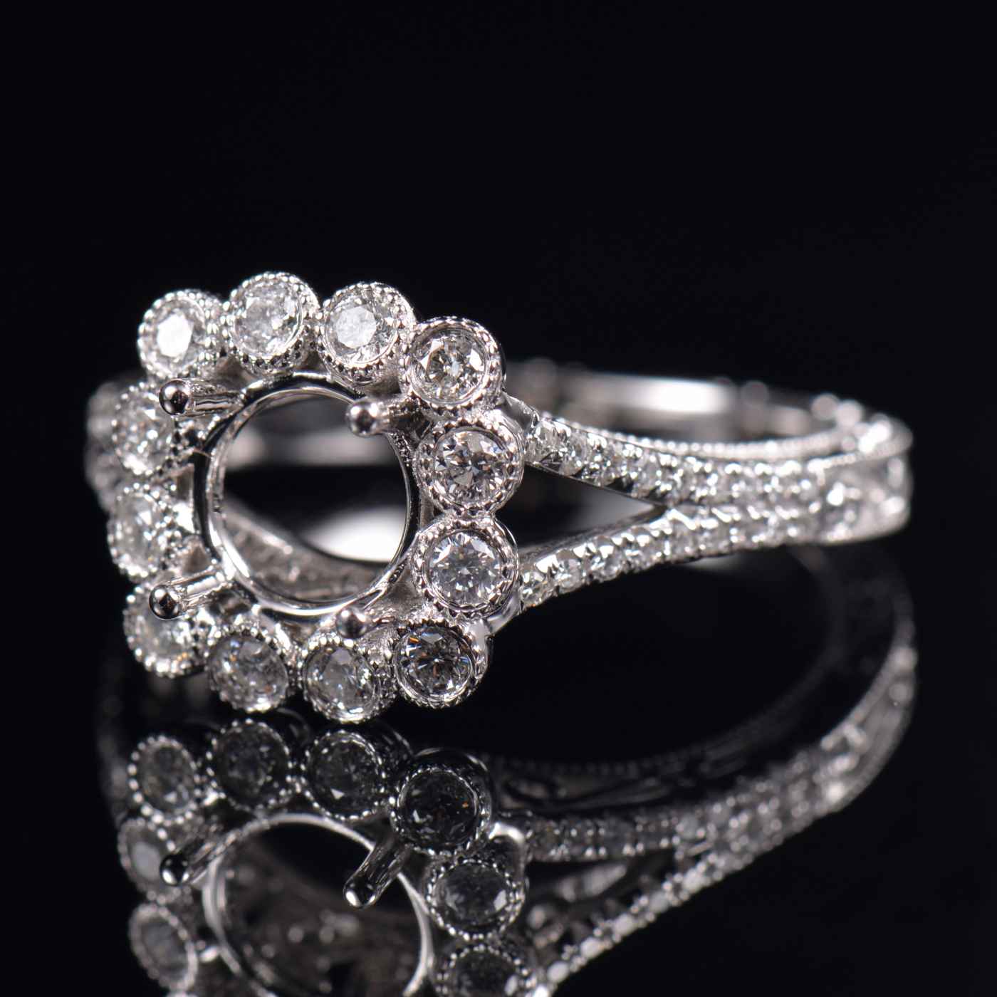 Vintage Engagement Ring Mounting - 1