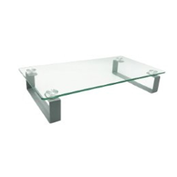 Clear Universal Tabletop Monitor Riser with U-shaped Steel Feet