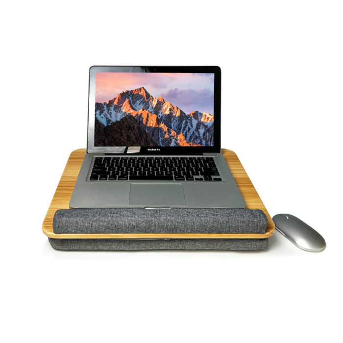 Lap desk with Phone Holder on Bed and Sofa with Sponge Wrist Cushion with Laptop Storage Bag