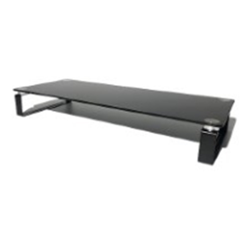 Lengthen Black Universal Tabletop Monitor Riser with U-shaped Steel Feet