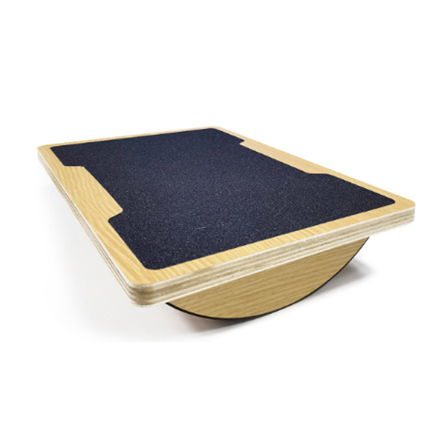 Wood Foot Rest Rocker Multi-Layer Board and Sandpaper Mat