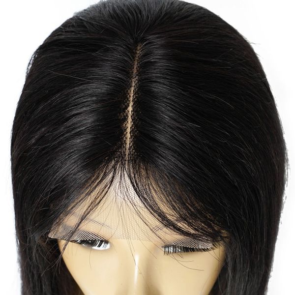 4*1 in Different Textures Lace Closure Wig - 1 