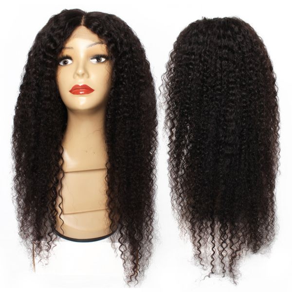 Brazilian Hair 180% Density Jerry Curl Lace Wig