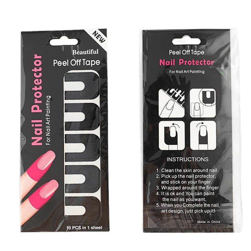 Peel Off Protector Nail Skin Barrier Sticker