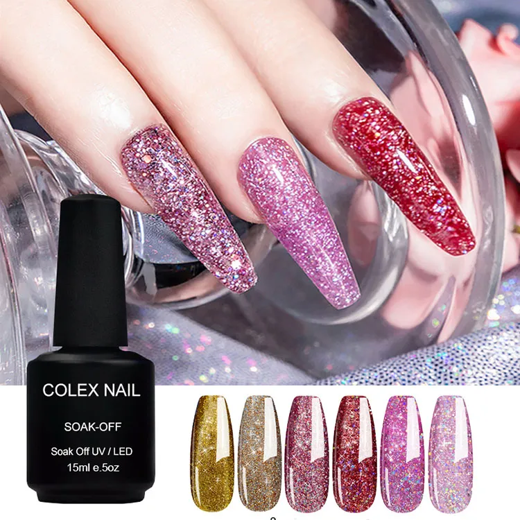 15ml Home DIY Glitter Gel Polish