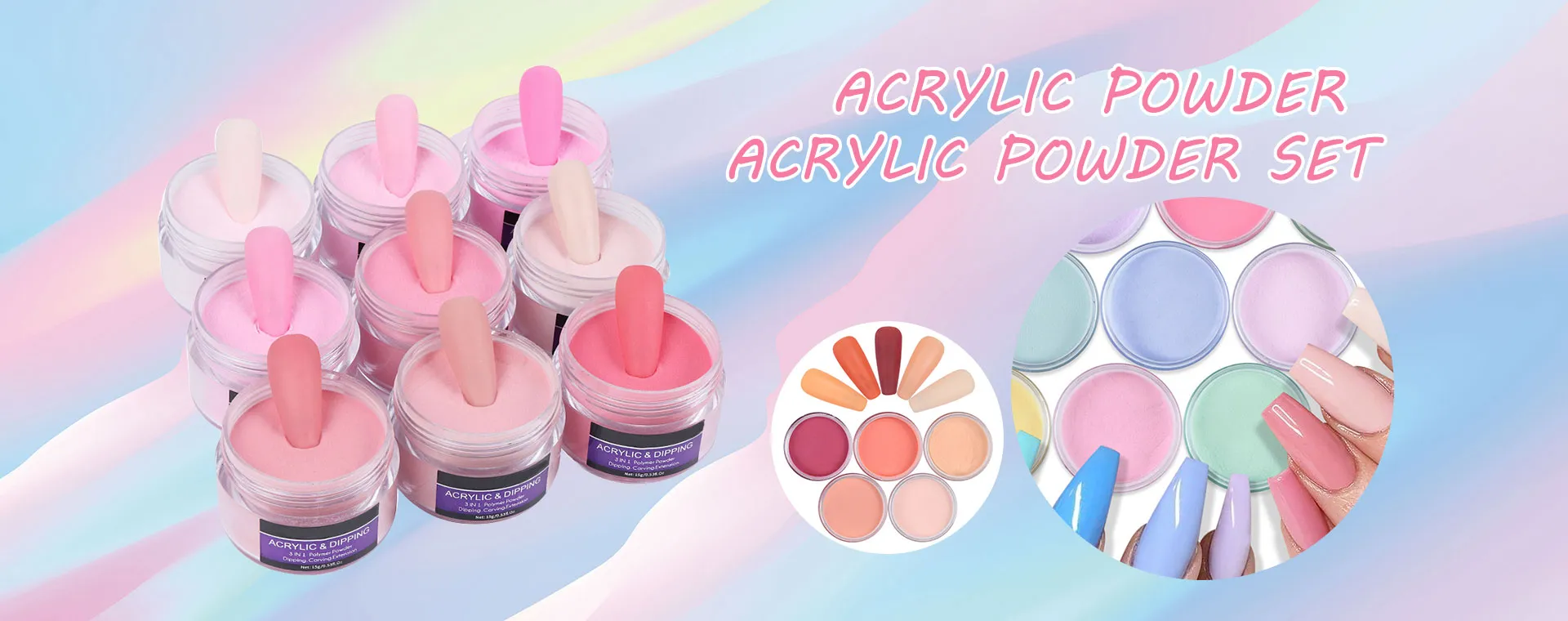 Mga Manufacturer ng Acrylic Powder at Acrylic Powder Set