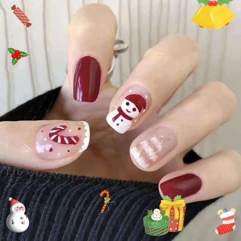 Christmas Press on Nails