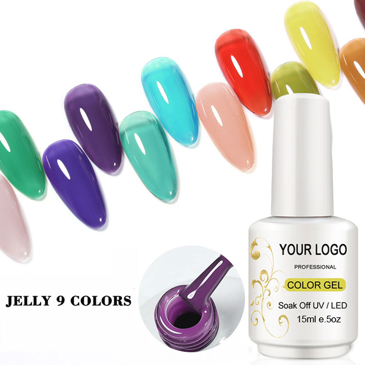 Color Glass Effect Ice Jelly Gel Polish