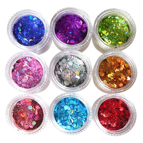 Dekorasyon na Kuko Acrylic Glitter Powder Para sa mga accessory ng Kuko