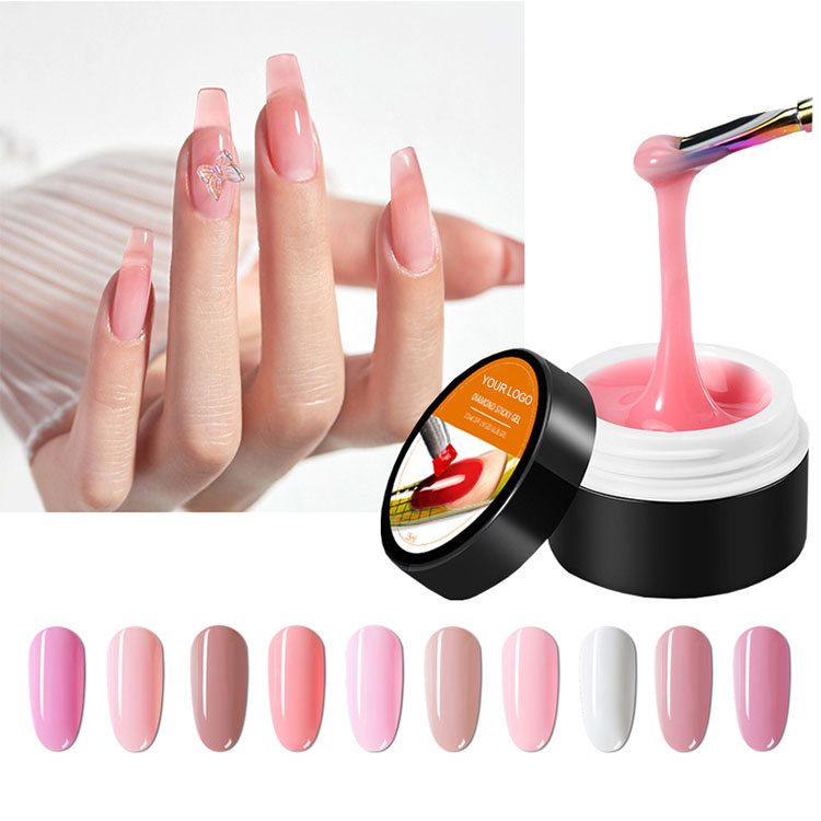 Easy Coloring High Shining Solid Extension Gel Polish