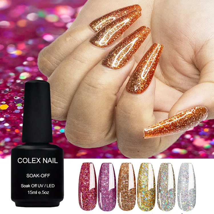 Odorless Glitter Gel Polish