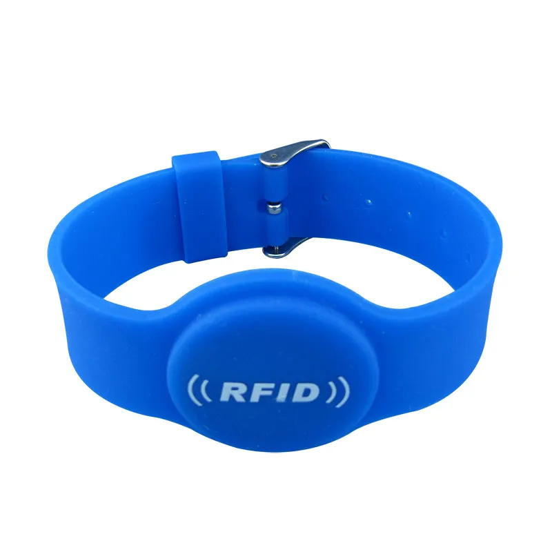 125KHZ tamaño ajustable chip inteligente reloj pulsera RFID pulsera inteligente