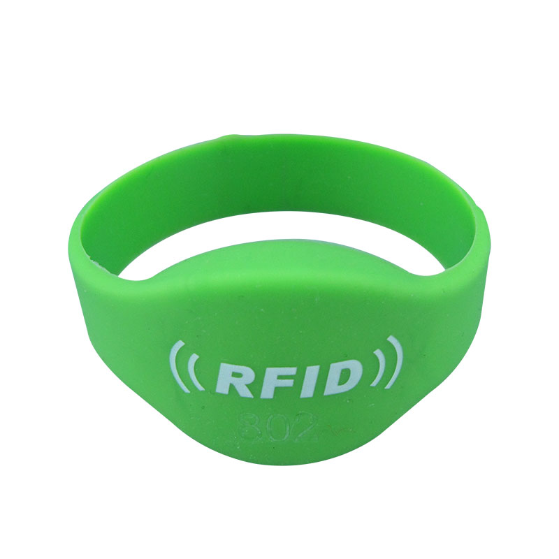 125KHZ TK4100 Nasusuot na Waterproof Silicone RFID Bracelet Wristband