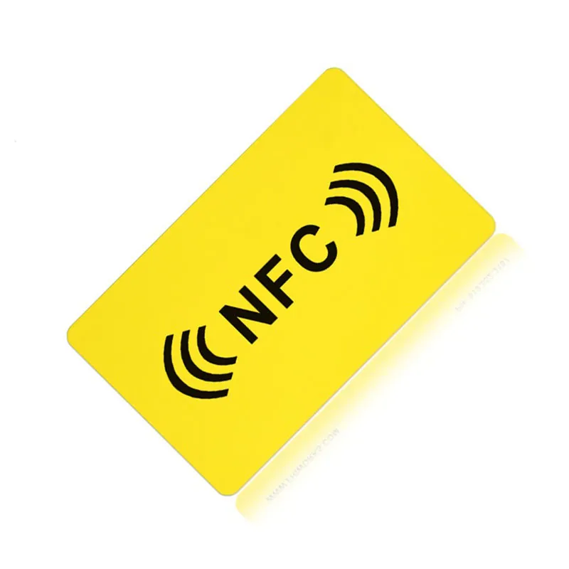 13,56MHZ честотна пластмасова RFID Nfc Безконтактна сигурност при плащане nfc смарт карта