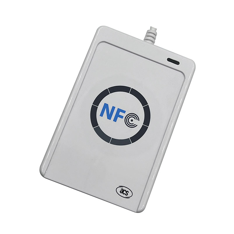 Portable ACR122U 13.56Mhz ISO14443 USB PortएनएफसीChip Reader Writer Smart Card Reader