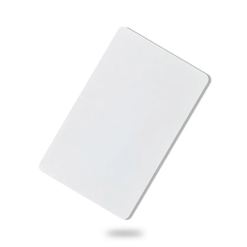 Žemo dažnio ISO rašaliniu spausdintuvu spausdinamos baltos spalvos plastikinės RFID kortelės