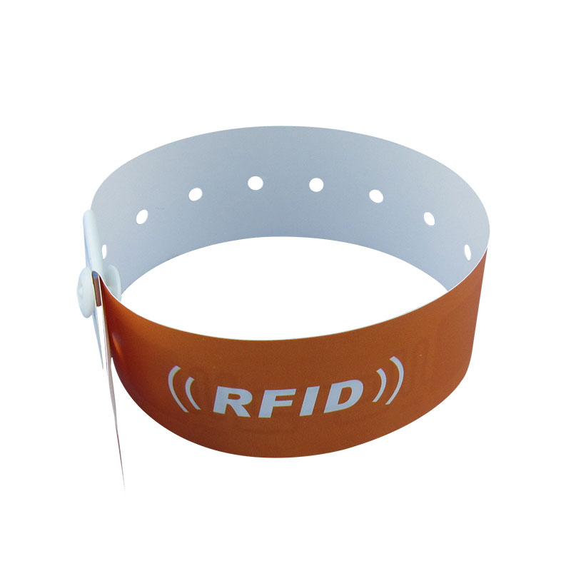 One Time Use RFID Disposable Paper Sports Bracelet Wristbands For Athletic Sports Meeting