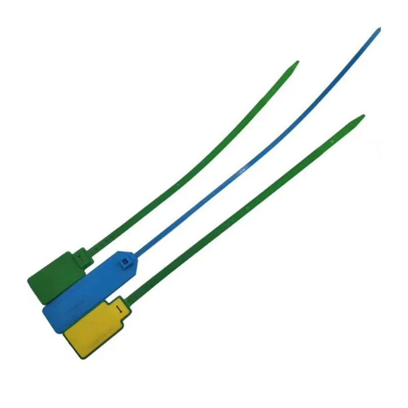 Etiquetas de sello de cable de plástico UHF pasivas Etiqueta de brida de cable Rfid