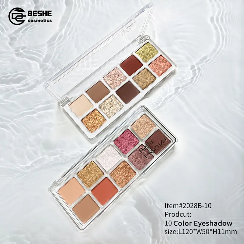 Paleta de sombras de ojos de 10 colores