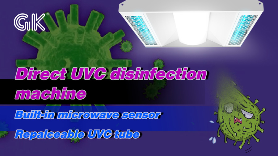 Mașină de dezinfecție cu LED UVC hibrid direct U22