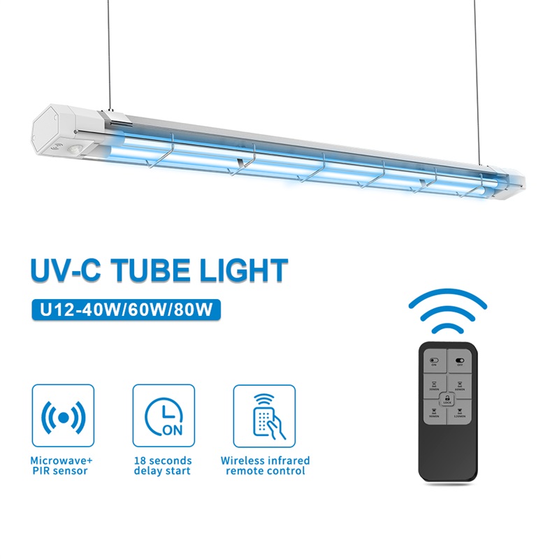 40W UVC Light T8 UV Tube