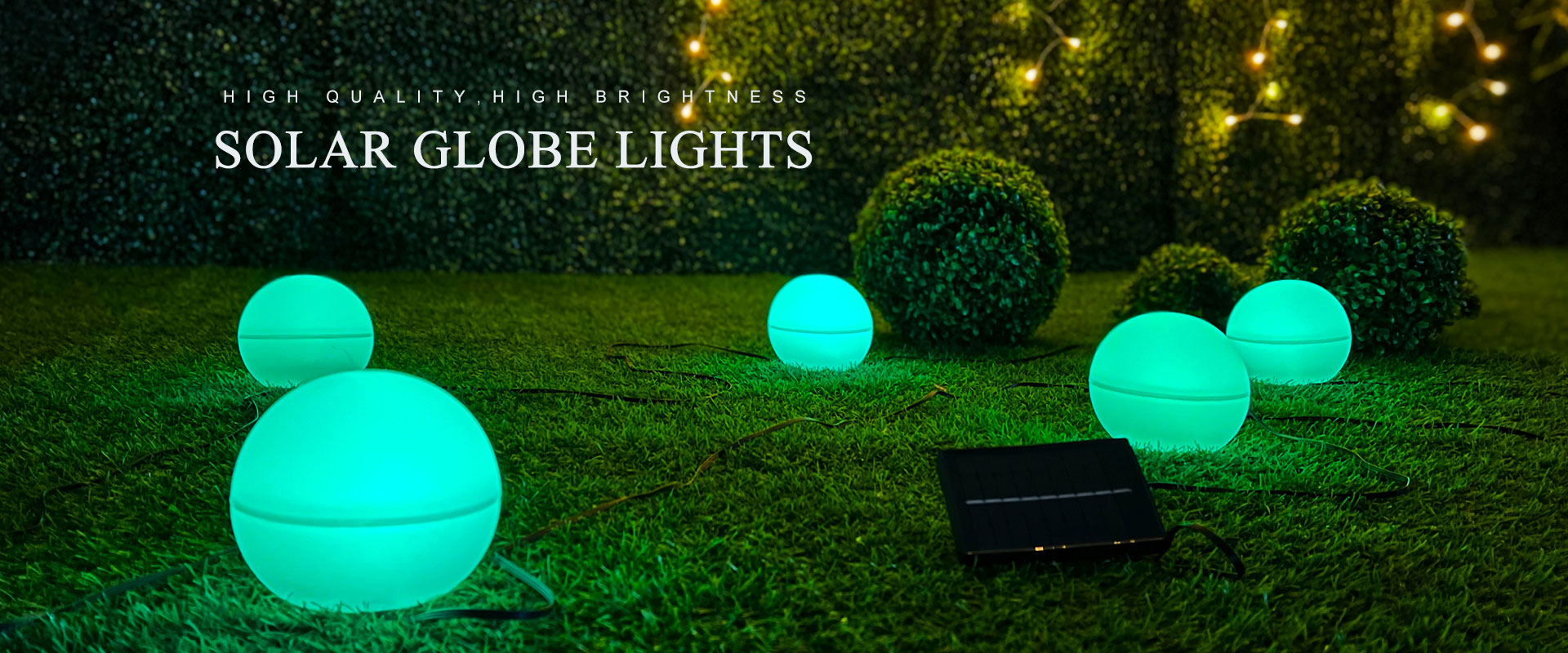 Kampanja New Design Solar Globe Lights US Brand, EU Brand, UK Brand