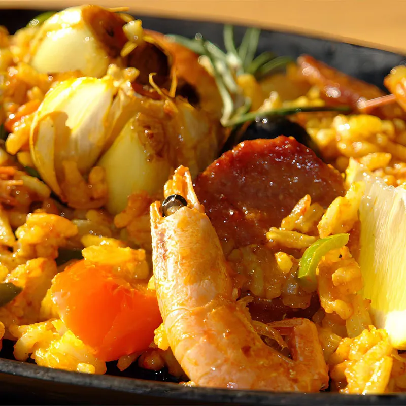 Nồi chiên không khí HYSapientia có thể nấu Paella không?