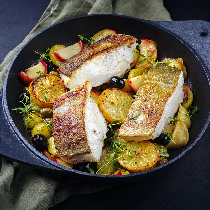 Greek-Style Roast Fish - HYSA KITCHEN