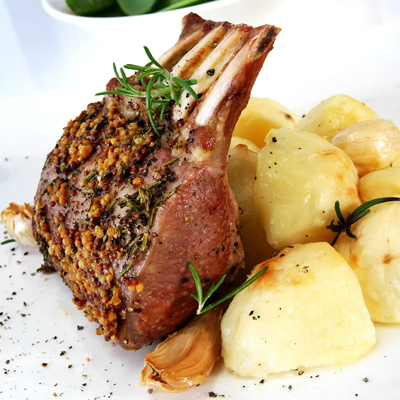 Roast Rack Of Lamb With Rosemary - HYSA KITCHEN