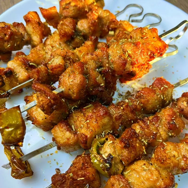 Grilled Pork Kebabs Recipe - HYSA KITCHEN