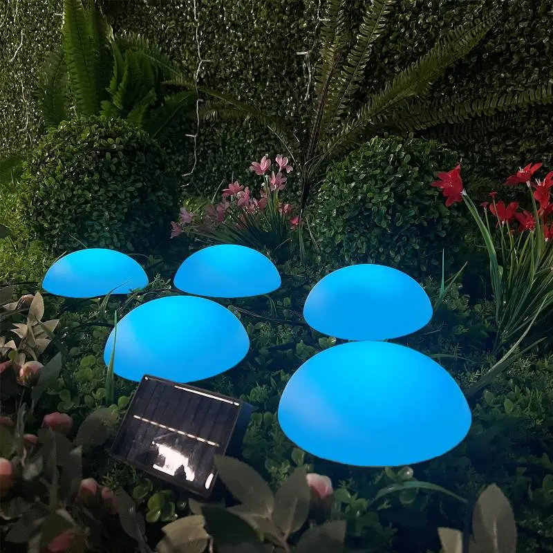 Luzes de jardim de orbe solar