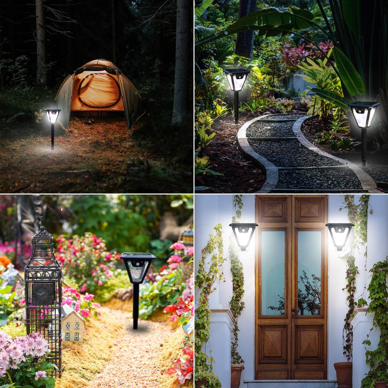 Outdoor Solar Lights With USB Charger