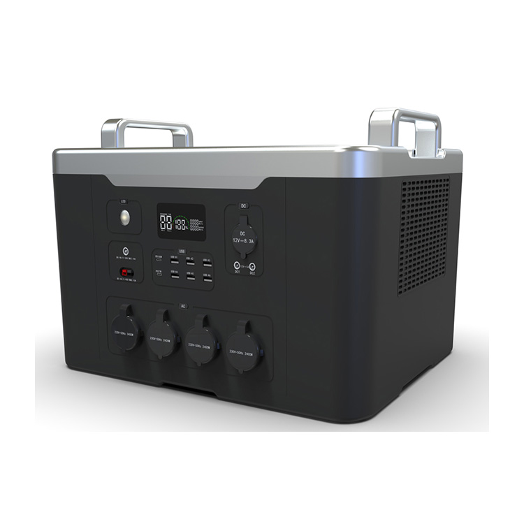 पोर्टेबल पावर स्टेशन 2400Wh LiFePO4 बैटरी ईयू मानक 2 - 0