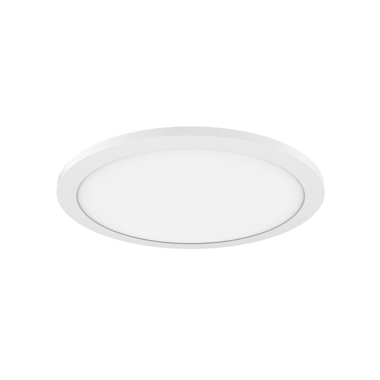 Бяла рамка кръгла панелна лампа - 1