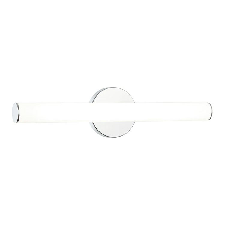 Hvit glass Luxe vegglampe