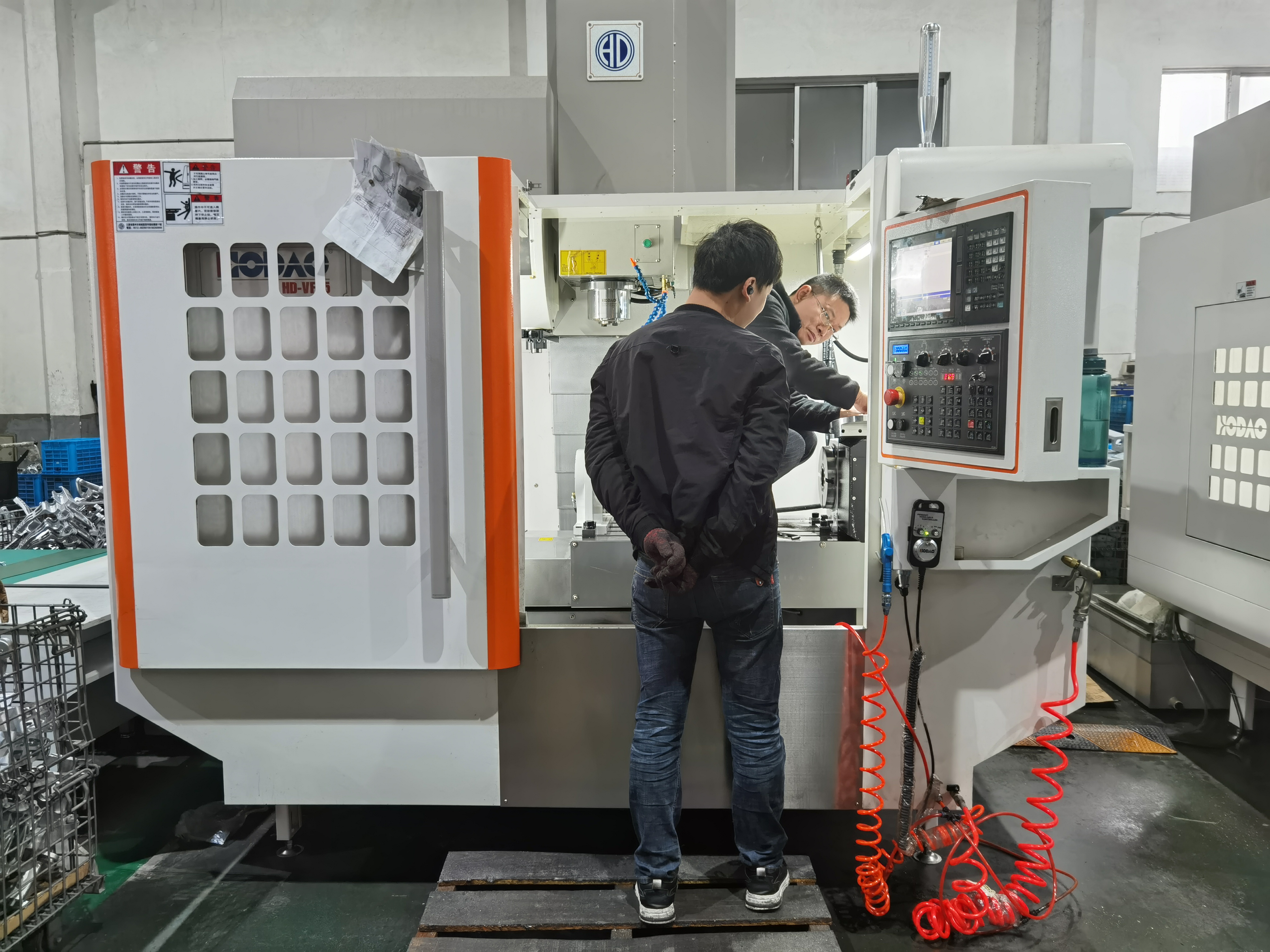 Two new machining centers have entered the commissioning stage and will be put into production soon