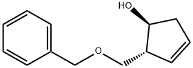 (1S,2R)-2-(bentsyylioksimetyyli)-1-hydroksi-3-syklopenteeni