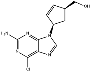(1S,4R)-4-(2-amino-6-chloro-9H-purin-9-yl)-2-Cyclopentene-1- methanol