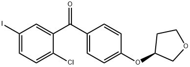 (2-klor-5-jodfenyl)[4-[[(3S)-tetrahydro-3-furanyl]oksy]fenyl]metanon