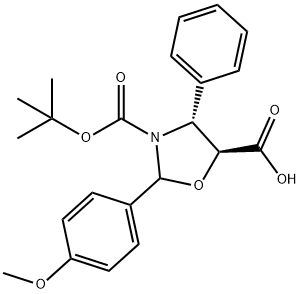 (2R,4R,5S)-3-(tert-butoxycarbonyl)-2-(4-methoxyphenyl)-4-phenyloxazolidine-5-carboxylic acid