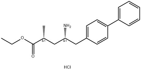 (2R,4S)-4-آمینو-5-(بی فنیل-4-ایل)-2-متیل پنتانوئیک اسید اتیل استر هیدروکلراید