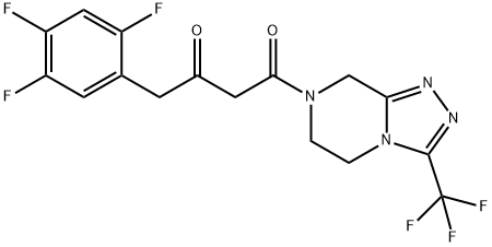 (2Z)-4-Oxo-4-[3-(trifluoromethyl)-5,6-dihydro-[1,2,4]triazolo[4,3-a]pyrazine-7(8H)-yl]-1-(2,4,5-trifluorophenyl)butan-2-one