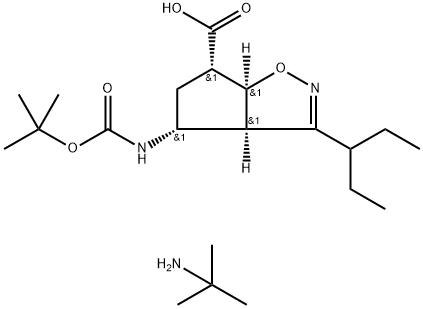 (3aR,4R,6S,6aS)-4-(tert-butoxycarbonylaMino)-3-(pentan-3-yl)-4,5,6,6a-tetrahydro-3aH-cyclopenta[d]isoxazole-6-carboxylic acid