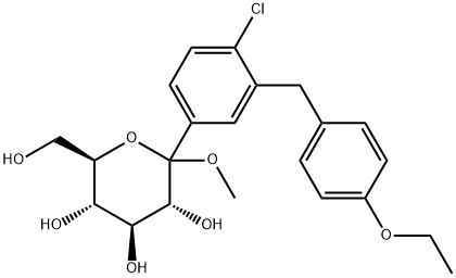 (3R,4R,5R,6S)-2-(acetoksymetyl)-6-(4-klor-3-(4-etoksybenzyl)fenyl)tetrahydro-2H-pyran-3,4,5-triyltriacetat